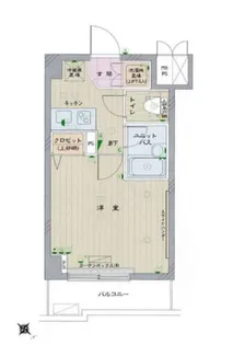 ルーブル都立大学参番館【3階】の間取り