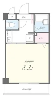クリーンガーデン御茶ノ水【3階】の間取り
