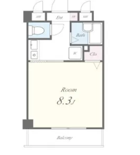 クリーンガーデン御茶ノ水【3階】の間取り