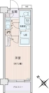 エコロジー都立大学レジデンス【5階】の間取り