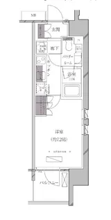 1Kの間取り画像