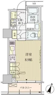 パークアクシス赤坂見附【3階】の間取り