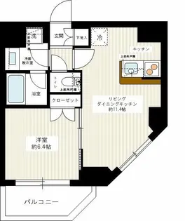 REXZY東向島【4階】の間取り
