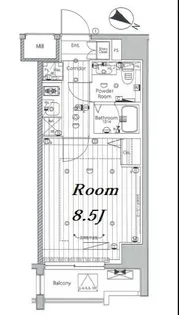 メイクス浅草イースト【5階】の間取り