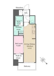 ウエリスアーバン大塚【2階】の間取り