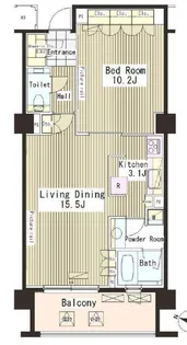 パークアクシス恵比寿【3階】の間取り