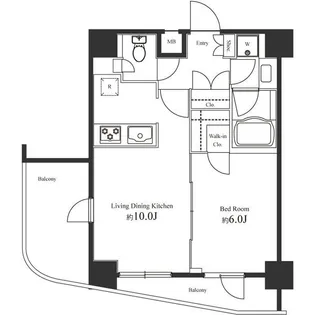 SQUARE渋谷【12階】の間取り