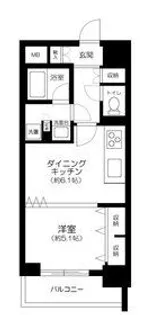 東京都中野区弥生町1丁目【マンション】の間取り
