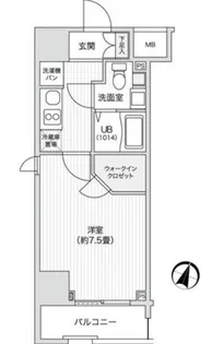 レジディア笹塚ll【11階】の間取り