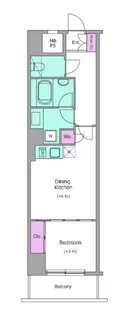 レジディア目白【318号室】の間取り