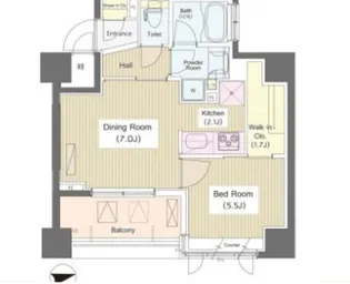 i−Suite HigashiNakano【2階】の間取り
