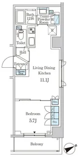 パークアクシス下北沢【3階】の間取り