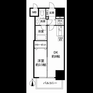 イグレック南本町【7階】の間取り