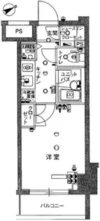 スカイコート品川大崎【5階】の間取り