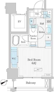 パークアクシス浅草橋Ⅱ【5階】の間取り