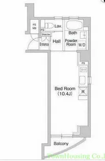 プライムアーバン麻布十番Ⅱ【8階】の間取り