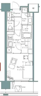 パークアクシスうつぼ公園【15階】の間取り