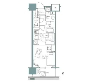 パークアクシスうつぼ公園【10階】の間取り