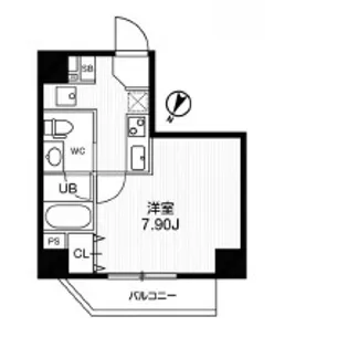 ブランセ森下【4階】の間取り