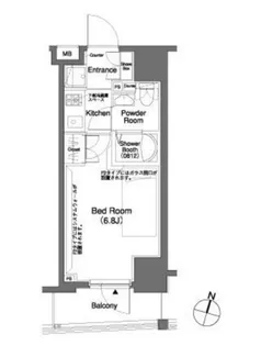 パークキューブ笹塚【9階】の間取り