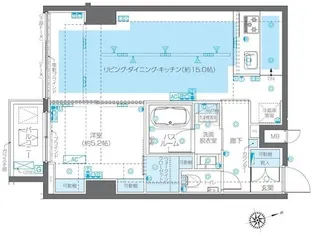 ZOOM広尾【3階】の間取り