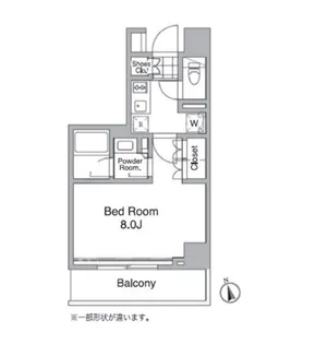 東京都目黒区目黒2丁目【マンション】の間取り