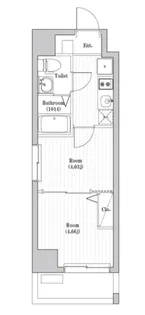 アーバハイツ六町2号館【5階】の間取り