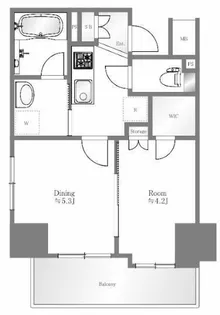 日神デュオステージ中野坂上NEXT【10階】の間取り