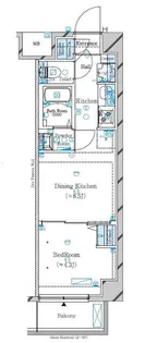 ガリシア品川南大井【4階】の間取り