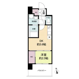 セレニテ福島プリエ【10階】の間取り