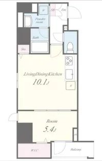 1LDKの間取り画像