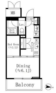 KOENJI Crossover【3階】の間取り