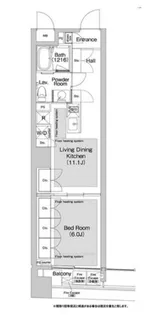 BPRレジデンス渋谷【7階】の間取り