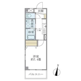 フジ・プライムコート【2階】の間取り