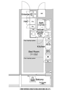 BPRレジデンス渋谷【8階】の間取り