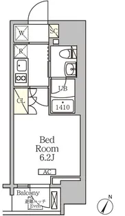 ジオエント白金台【3階】の間取り