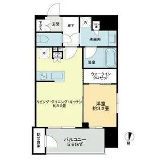 クレアホームズフラン東京三ノ輪2【3階】の間取り