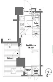 東京都渋谷区笹塚2丁目【マンション】の間取り