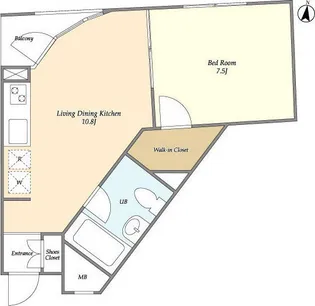 道玄坂スクエア【8階】の間取り