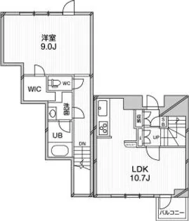 アーバンフラッツ目黒本町【1階】の間取り