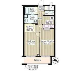 ルミエール中町【2階】の間取り