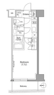 ザ・パークハビオ根岸三丁目【405号室】の間取り