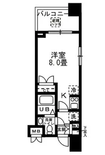レジディア錦糸町【9階】の間取り
