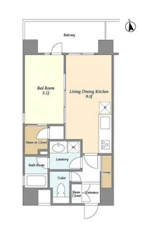 エルスタンザ白金台【11階】の間取り