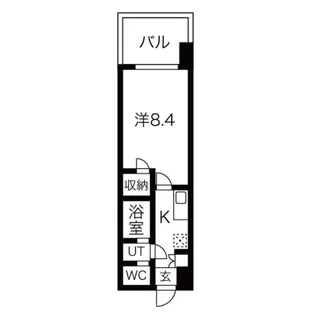 シーズンフラッツ蔵前春日通り【4階】の間取り