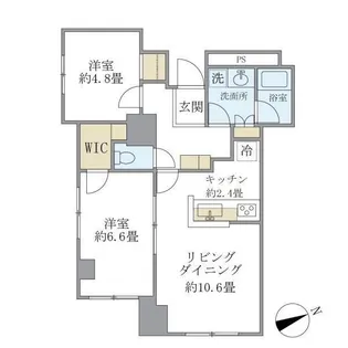 KDXレジデンス秋葉原【1階】の間取り