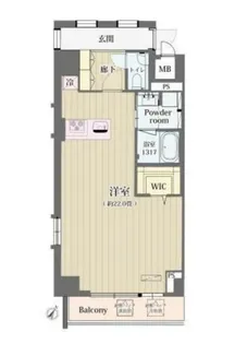 シュトラーレ神山町【2階】の間取り