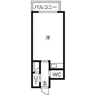 S-CREA御堂筋本町【8階】の間取り