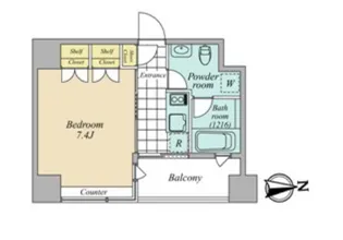OZIO大手町【10階】の間取り