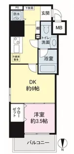 イグレック南本町【11階】の間取り